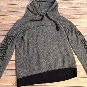 Gray and Black Hoodie